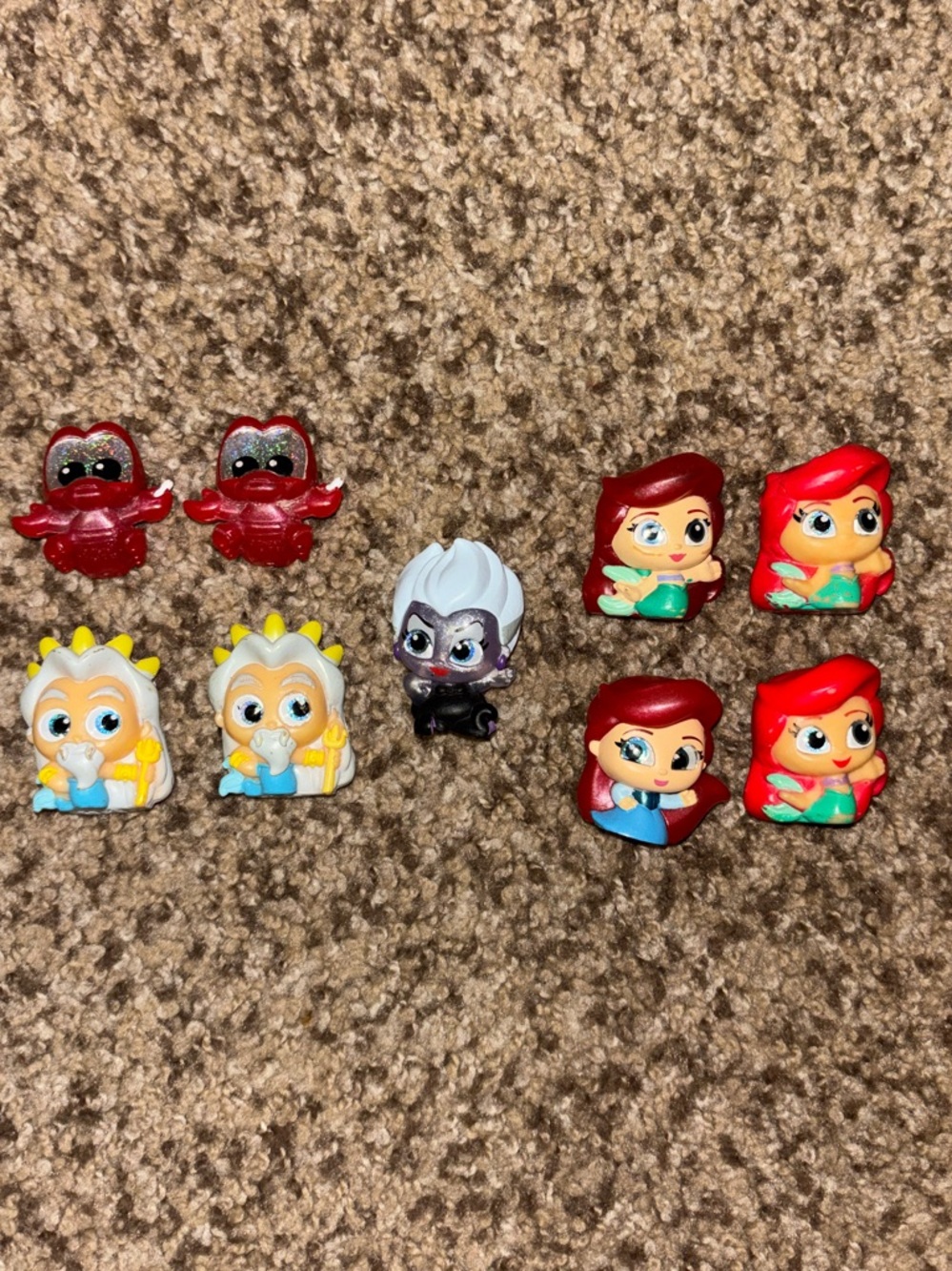 Doorables Little Mermaid duplicates with rare Ursula